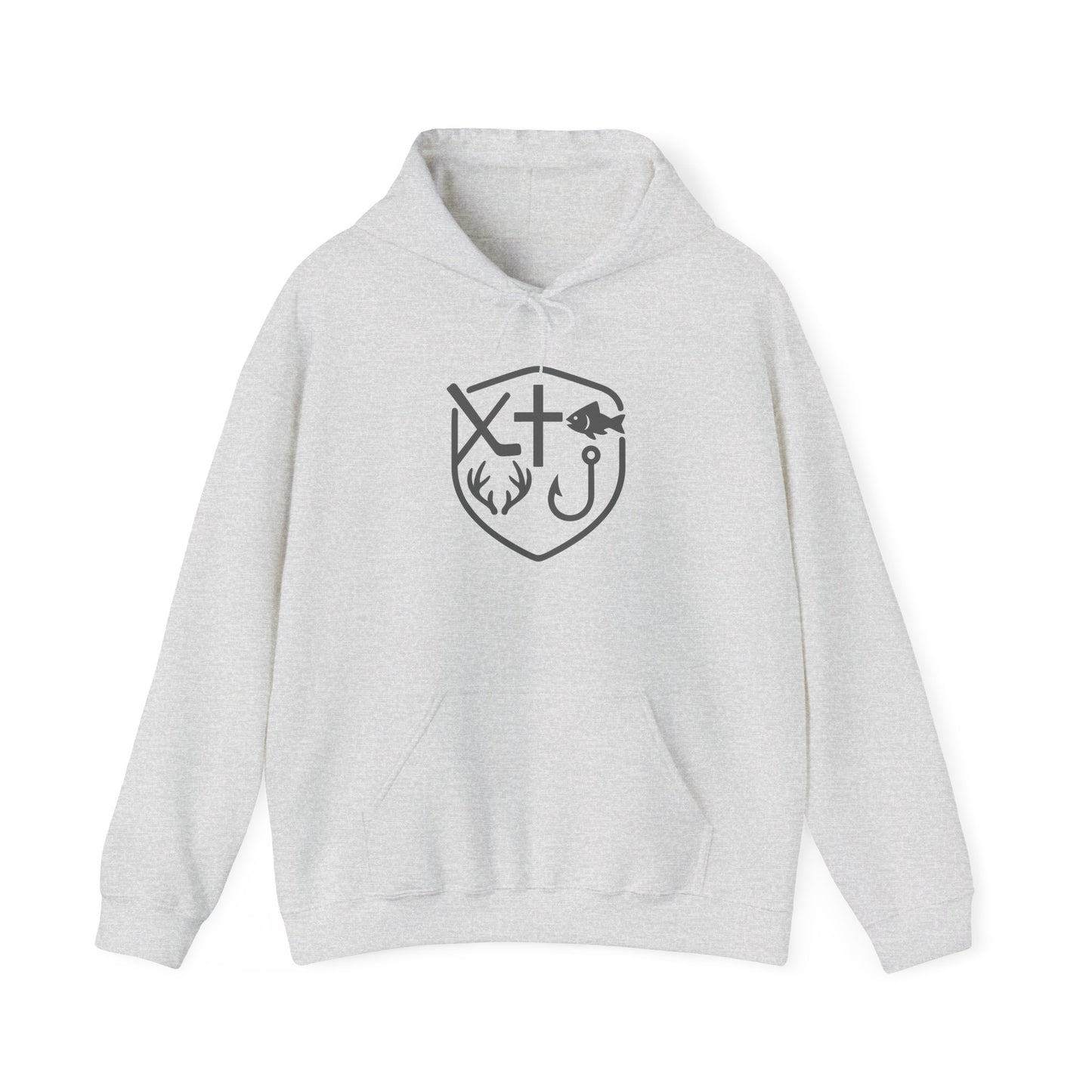 Outdoor Faith Hoodie, Unisex Hooded Sweatshirt for Camping, Fishing, Nature Lover Gift, Comfortable Casual Wear, Adventure Gear